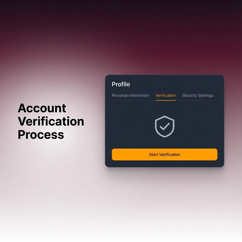 Illustrated Casinonic account verification steps for Australian users with profile, ID, address, payment, and approval icons.
