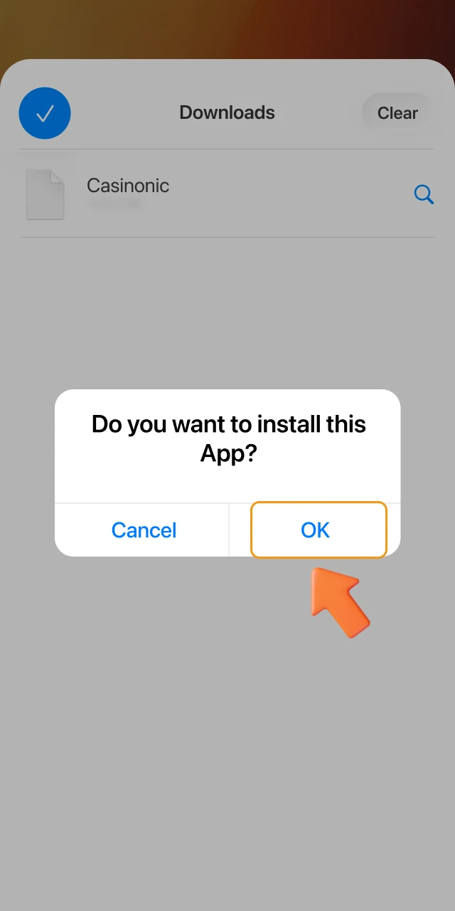 Open the downloaded file on your device and confirm installation.