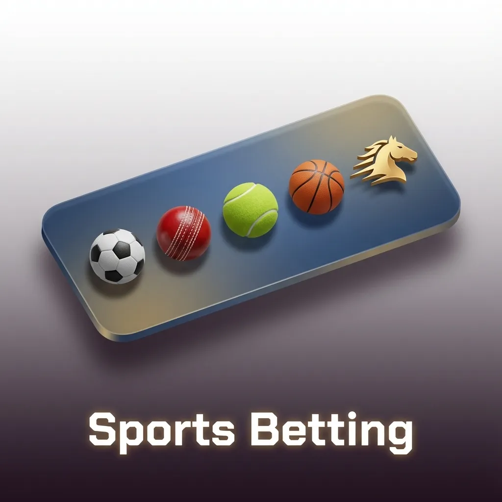 Sports betting app screen showing odds and icons for AFL, NRL, soccer, racing, NBA, NFL, tennis, MMA, boxing, and esports.