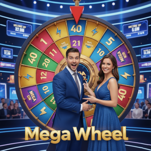 Mega Wheel offers huge chances to win at Casinonic.